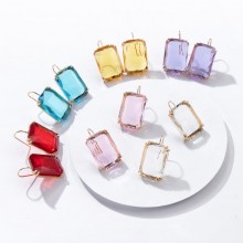 Fashion Transparent Multicolor Glass Crystal Drop ...