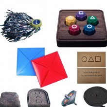 5PCS Gonggi Korean Game Gonggi Jack Stone Pebbles Set