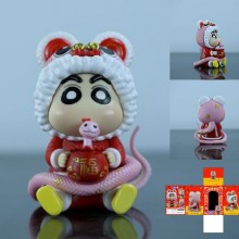 Snake Crayon Shin-chan anime figures set(6pcs a se...