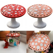 Mushroom Earring Holder 26 Holes Earrings Storage ...