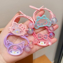 Sanrio Melody kitty Cinnamoroll Kuromi Hair Rope B...