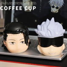 Jujutsu Kaisen Satoru Gojo Itadori Yuji anime coff...