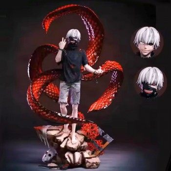 Tokyo ghoul Kaneki Ken anime figure 2 heads