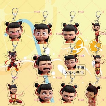 Ne Zha 2 anime acrylic key chain keychains
