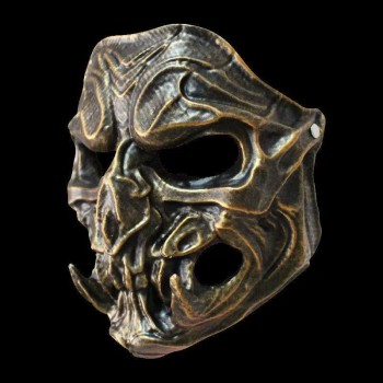 Halloween The Predator Skeleton Cosplay Resin Mask