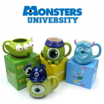 Monsters University Mike Sullivan Alien anime ceramic mug cup