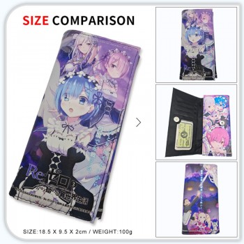Re:Life in a different world from zero angel long wallets card holder purse