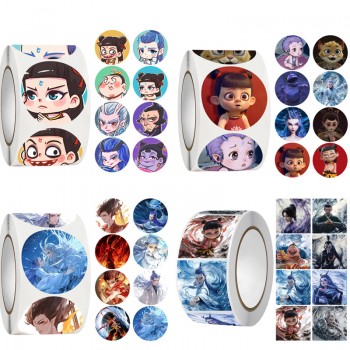 NeZha 2 anime kids reward stickers