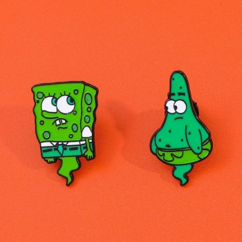 Spongebob anime alloy brooch pins
