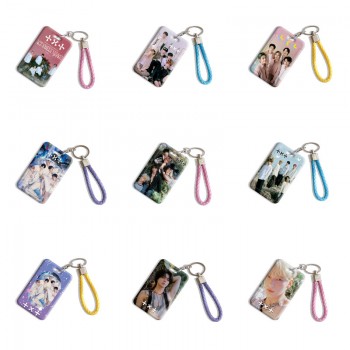 TXT star ID cards holders cases lanyard key chain