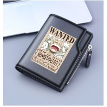 One Piece anime wallets card holder purse
