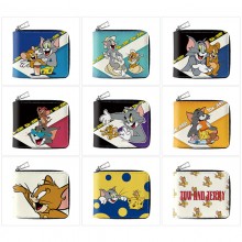 Tom and Jerry cat zipper wallet purse