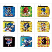 Sonic the Hedgehog zipper wallet purse