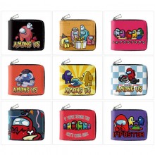 Among Us game zipper wallet purse