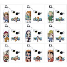 One Piece anime aluminum alloy sports bottle kettl...