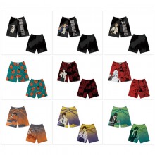 Chainsaw Man anime beach short pants summer thin t...
