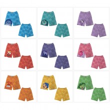 Inside Out anime beach short pants summer thin tro...