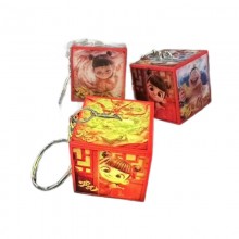 Ne Zha 2 colorful luminous key chain pendant (with button battery)