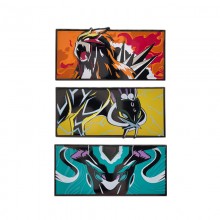 Pokemon Three sacred Suicune Entei Raikou anime alloy brooch pins