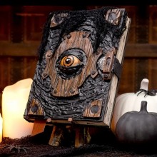 Vintage Evil Eyes Embossed Resin Cover Travel Diary Notebooks A5