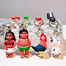 Moana anime figure doll key chains