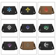 Honkai Star Rail game retro canvas messenger cross...