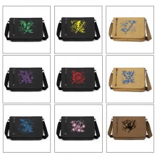 Demon Slayer anime retro canvas messenger crossbod...