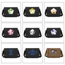 Blue Lock anime retro canvas messenger crossbody s...
