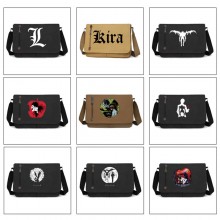 Death Note anime retro canvas messenger crossbody ...