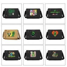 Minecraft game retro canvas messenger crossbody sh...