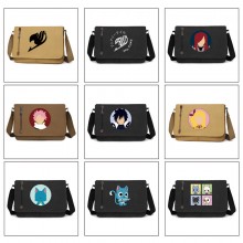 Fairy Tail anime retro canvas messenger crossbody ...