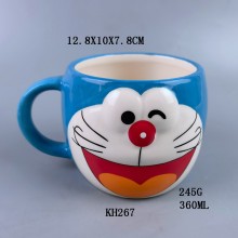 Doraemon anime ceramic mug cup