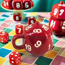Dices anime ceramic mug cup