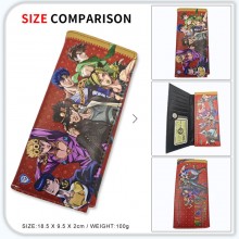 JoJo's Bizarre Adventure anime long wallets card h...