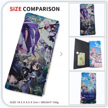 Honkai Star Rail game long wallets card holder pur...