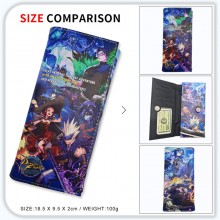 Dungeon & Fighter game long wallets card holder purse