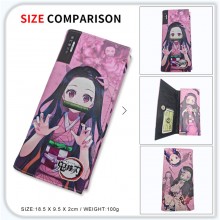 Demon Slayer anime long wallets card holder purse