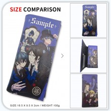 Kuroshitsuji Black Butler anime long wallets card ...