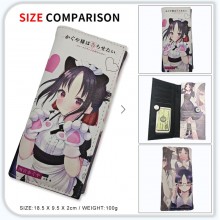 Kaguya sama anime long wallets card holder purse