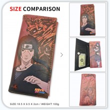 Naruto anime long wallets card holder purse