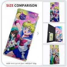 Sailor Moon anime long wallets card holder purse