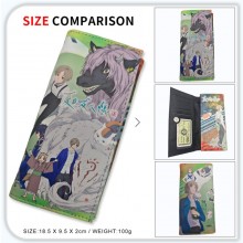 Natsume Yuujinchou anime long wallets card holder ...