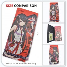 Akame ga Kill anime long wallets card holder purse