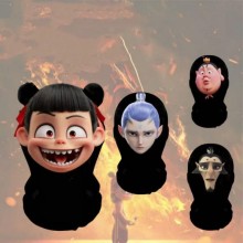 Ne Zha 2 3D Funny Mesh Full Face Head Cover Party ...