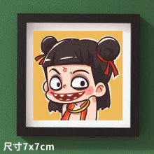 Nezha 2 Fridge Magnets Magnetic refrigerator stick...