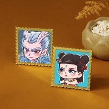 Nezha 2 Fridge Magnets Magnetic refrigerator stick...