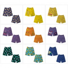 Pokemon anime beach short pants summer thin trouse...