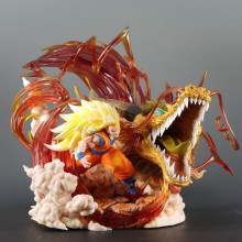 Dragon Ball LS Son Goku Dragon Fist 3 anime big figure(can lightable)