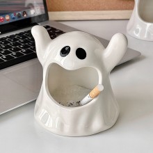 Cute ghost ceramic ashtray