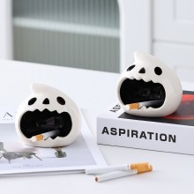 Halloween Ghost Thick Ceramic Ashtray